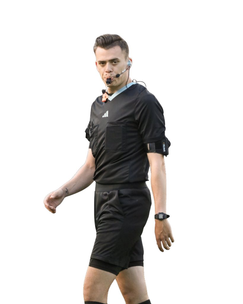 Pascal „Qualle“ Martin als Schiedsrichter